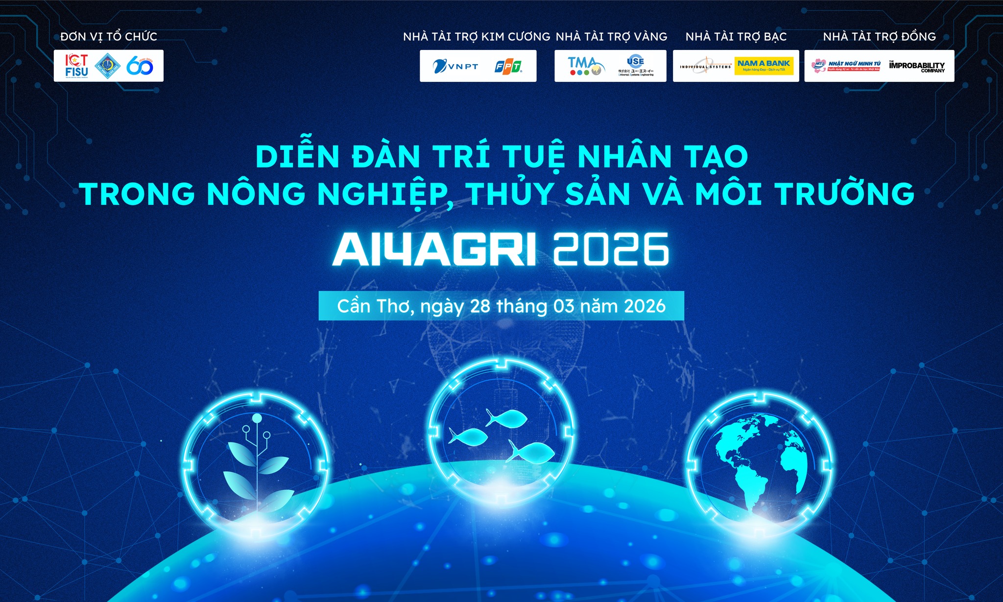 Banner Diễn đàn AI4Agri 2026